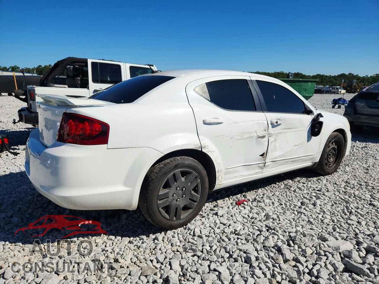 DODGE AVENGER 2012 - 1C3CDZAG1CN238033