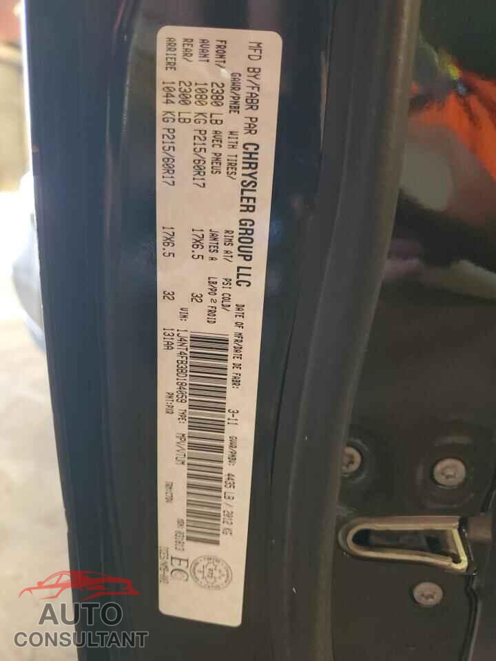 JEEP COMPASS 2011 - 1J4NT4FB3BD184059