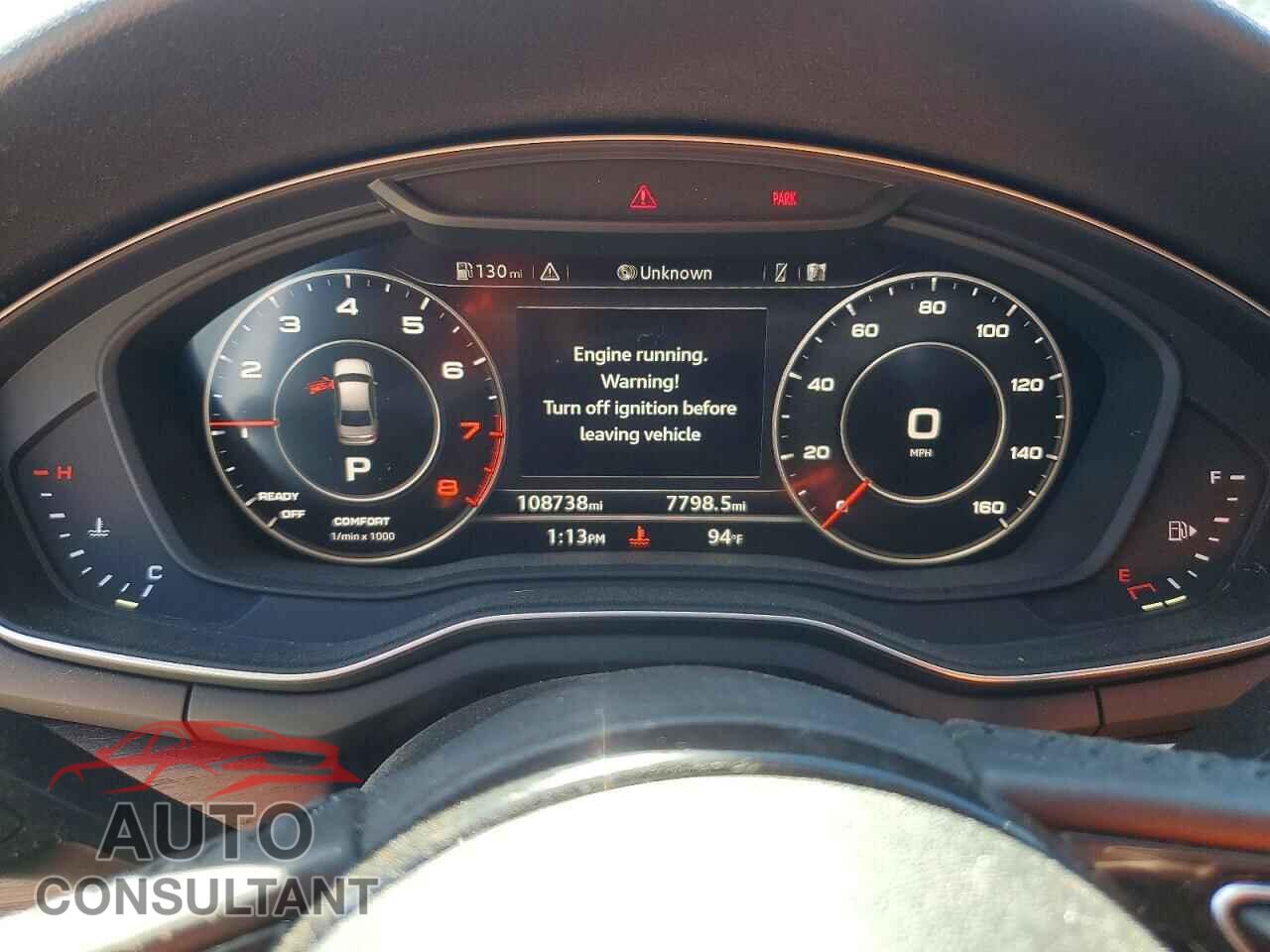 AUDI A4 2017 - WAUDNAF43HN053810
