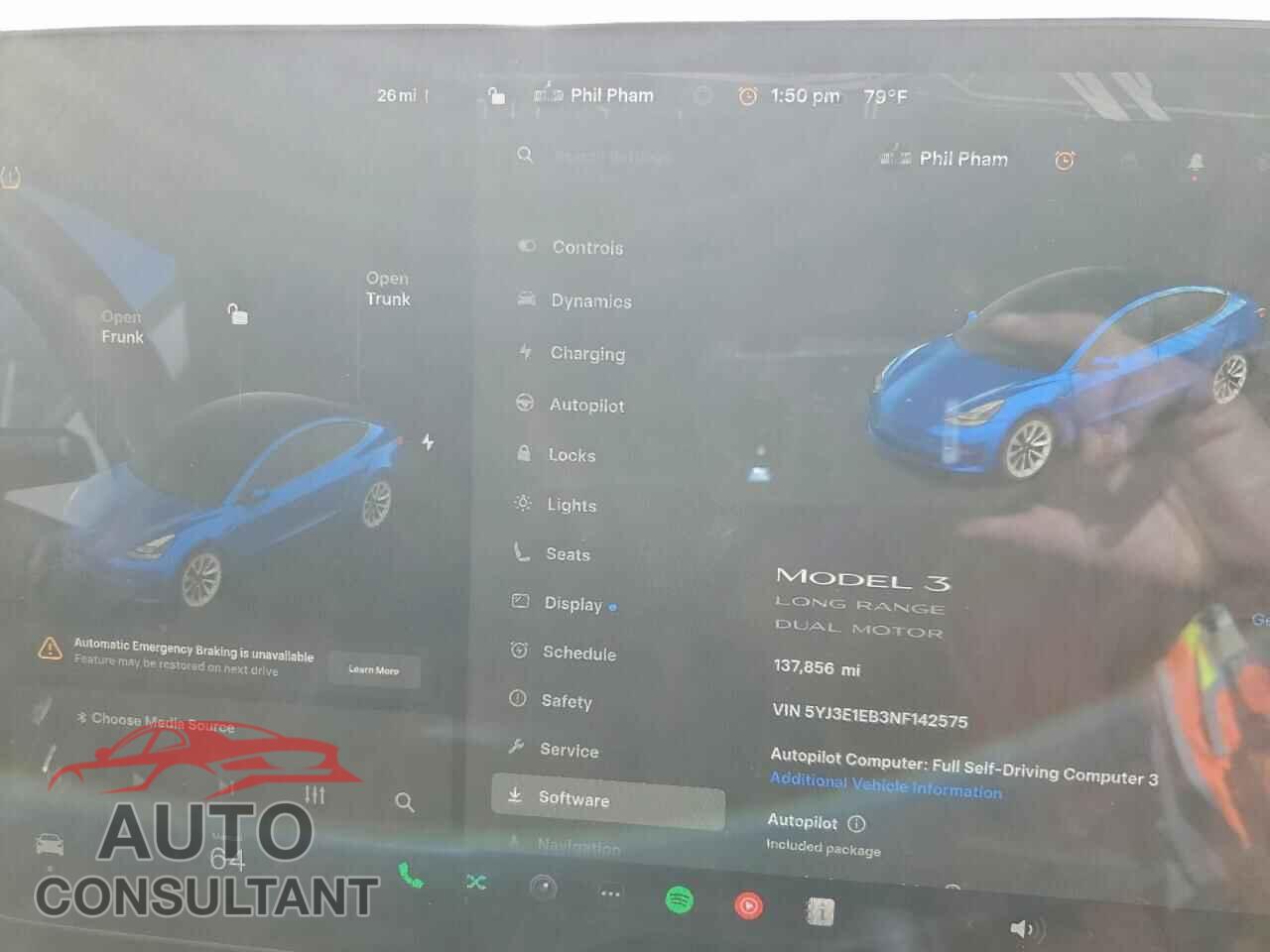 TESLA MODEL 3 2022 - 5YJ3E1EB3NF142575