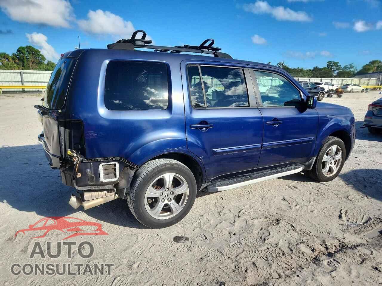 HONDA PILOT 2013 - 5FNYF3H77DB015400