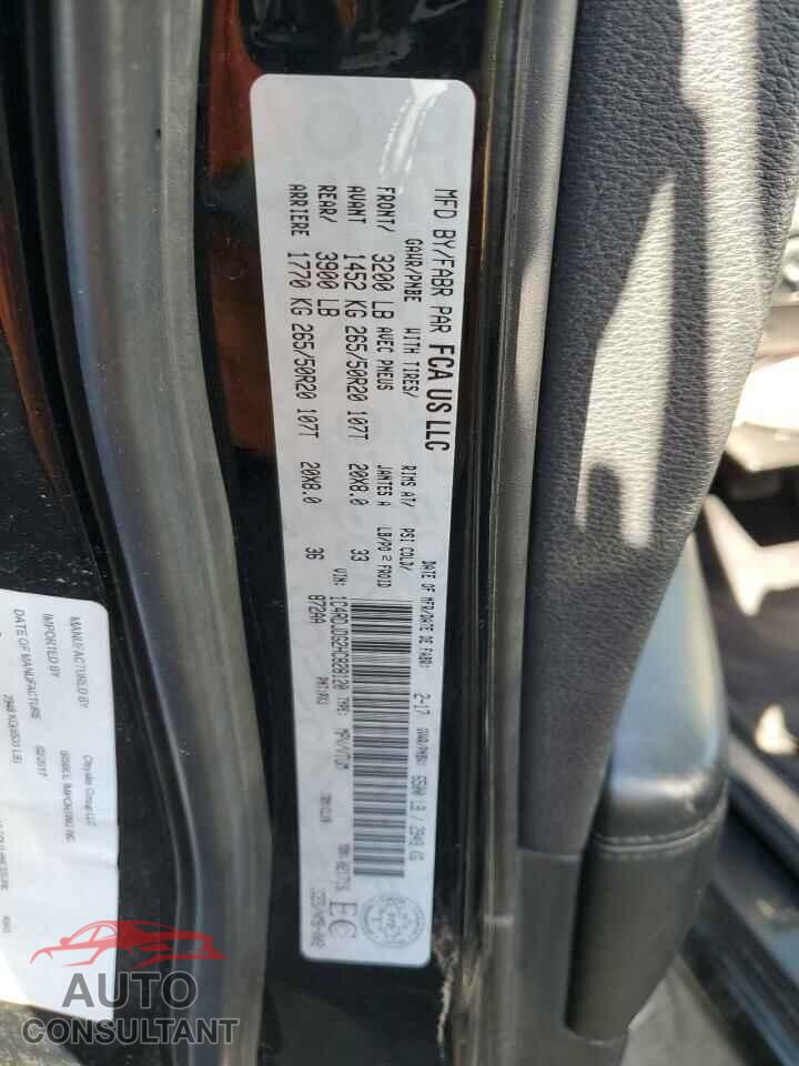 DODGE DURANGO 2017 - 1C4RDJDG2HC828120