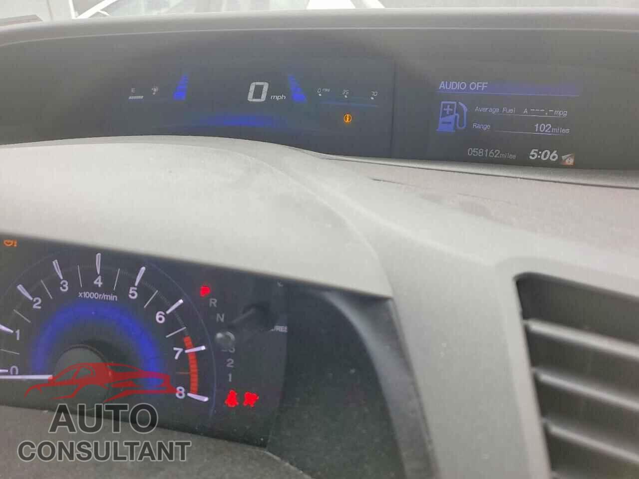 HONDA CIVIC 2012 - 19XFB2F57CE107920