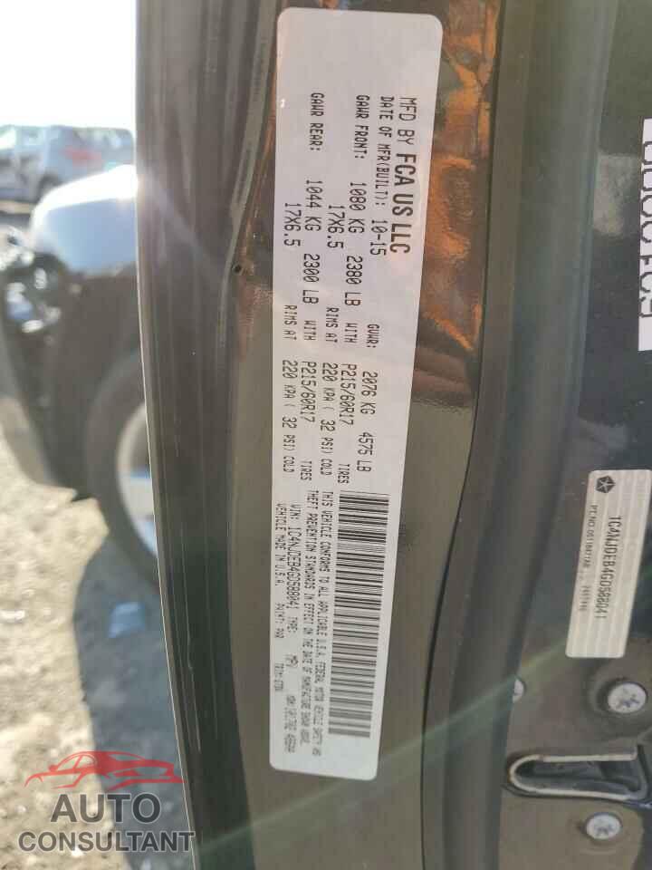 JEEP COMPASS 2016 - 1C4NJDEB4GD588041
