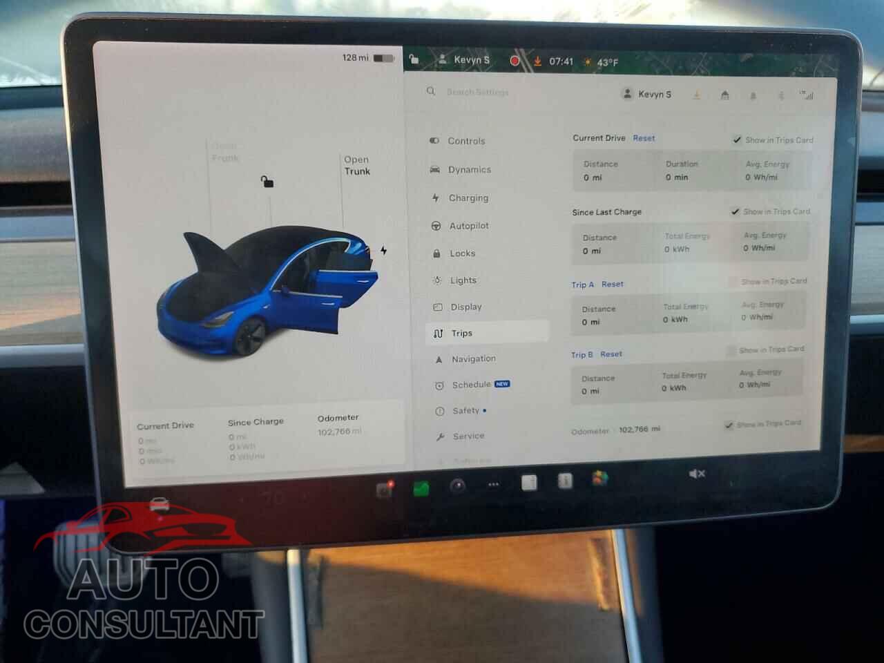 TESLA MODEL 3 2018 - 5YJ3E1EB3JF054801