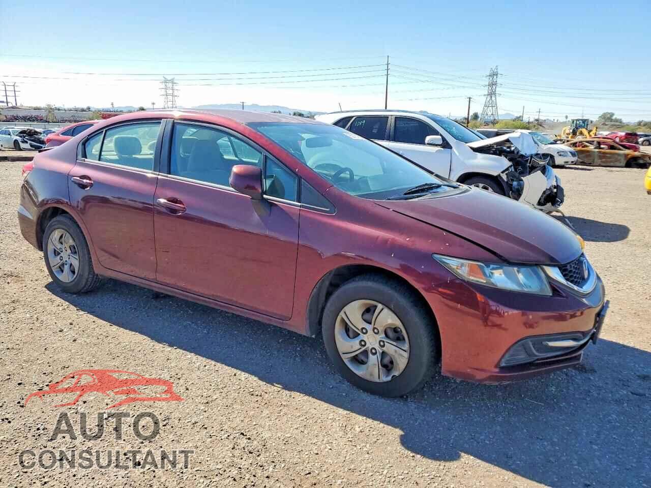 HONDA CIVIC 2013 - 2HGFB2F53DH596016
