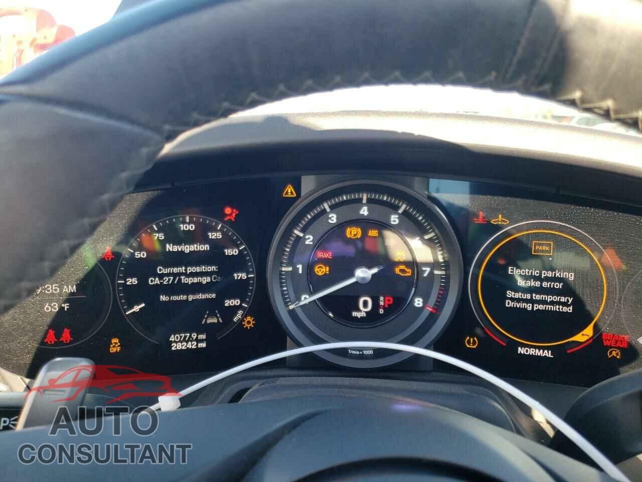 PORSCHE 911 2020 - WP0CB2A90LS262433