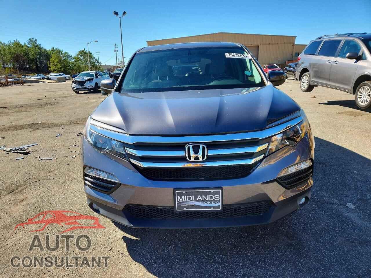 HONDA PILOT 2017 - 5FNYF5H57HB041642