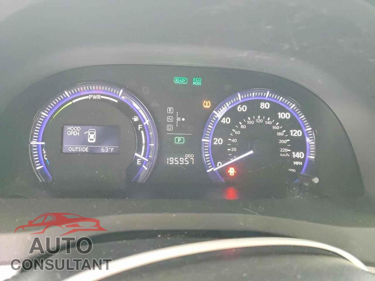 LEXUS HS 2011 - JTHBB1BA3B2046751