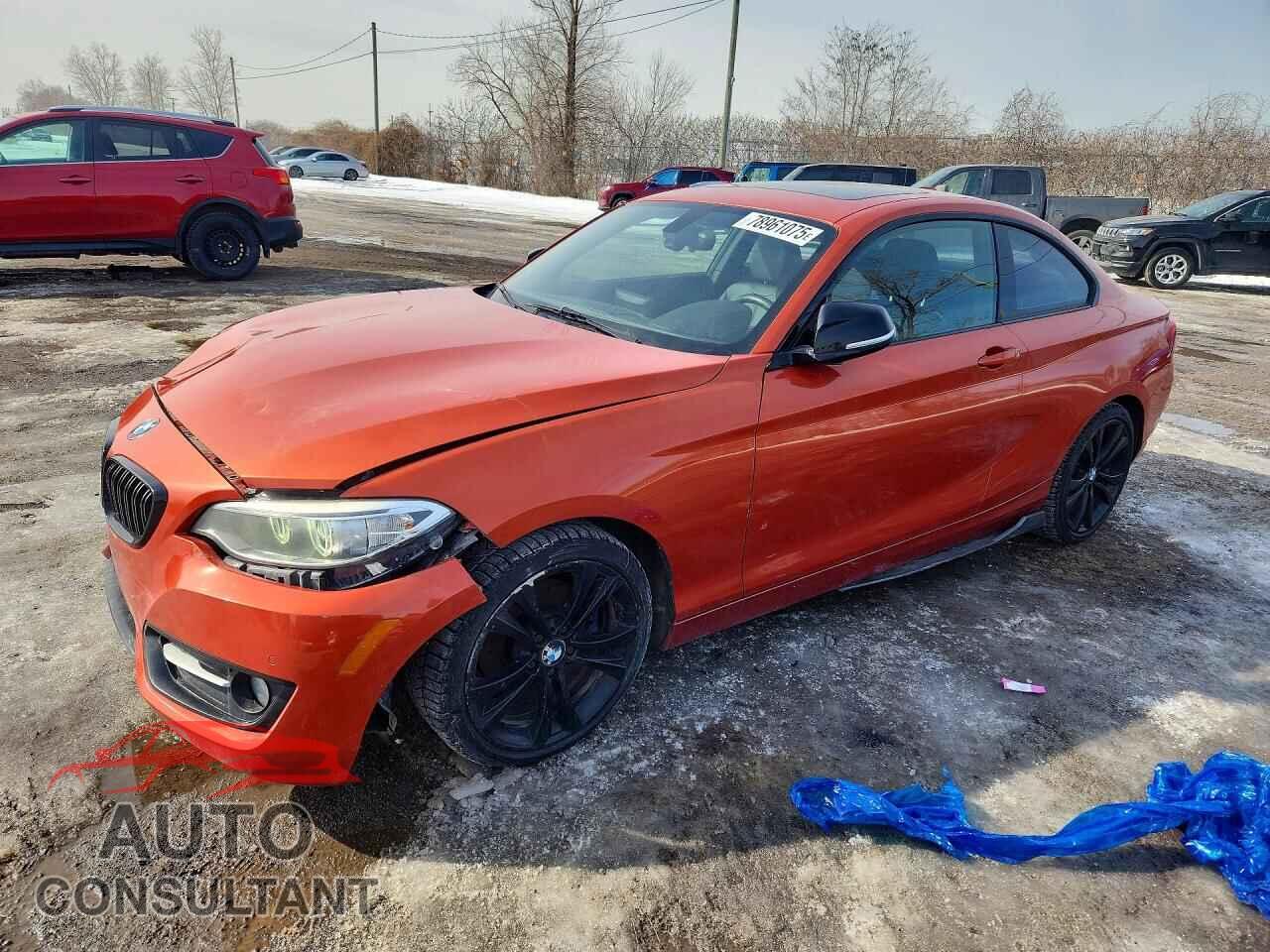 BMW 2 SERIES 2014 - WBA1F5C58EV255767