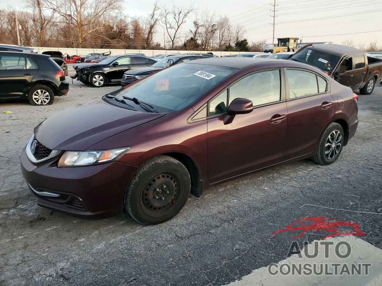 HONDA CIVIC 2013 - 19XFB2F50DE091609