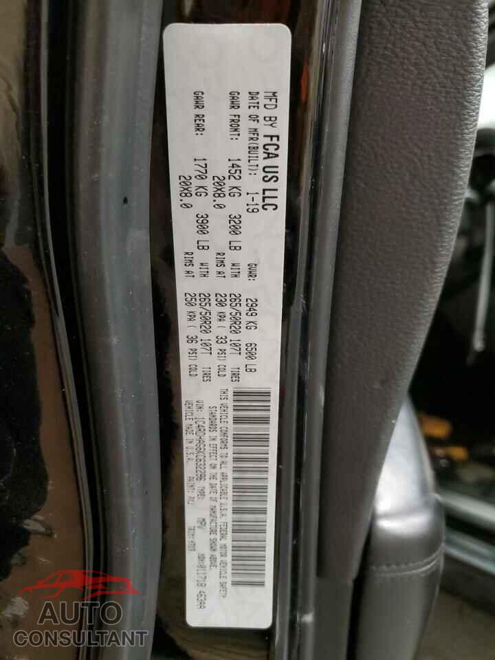 DODGE DURANGO 2019 - 1C4RDHAG6KC632296