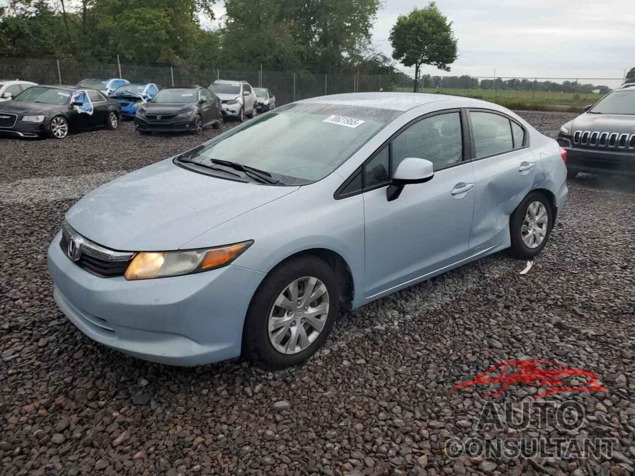 HONDA CIVIC 2012 - 19XFB2F52CE089486