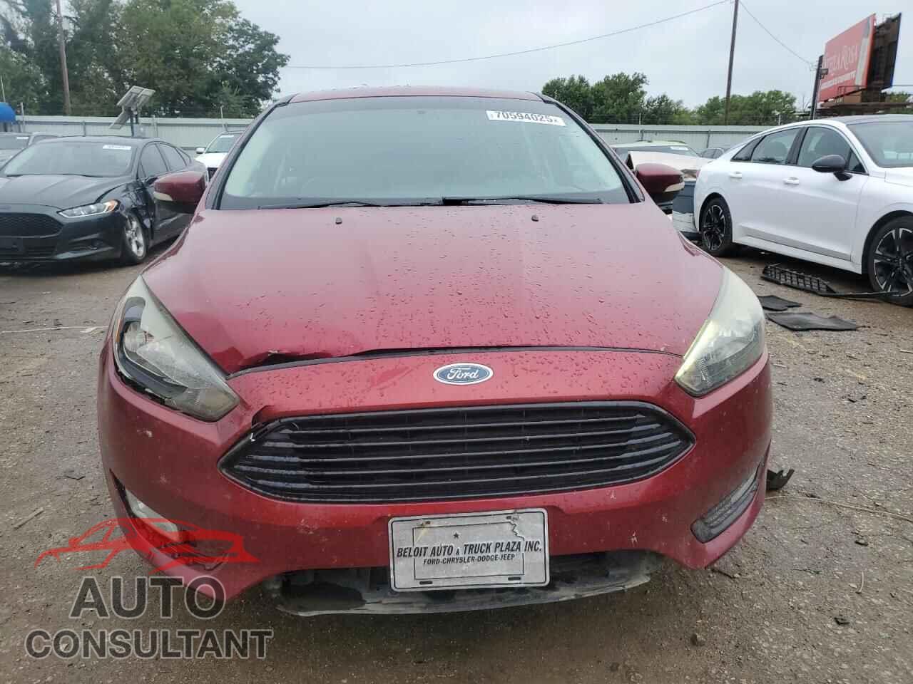 FORD FOCUS 2016 - 1FADP3FE9GL391309