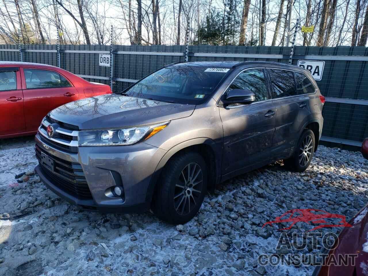 TOYOTA HIGHLANDER 2017 - 5TDJZRFH9HS378290
