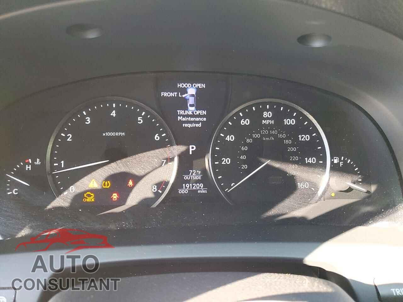 LEXUS LS460 2013 - JTHGL5EF6D5047881