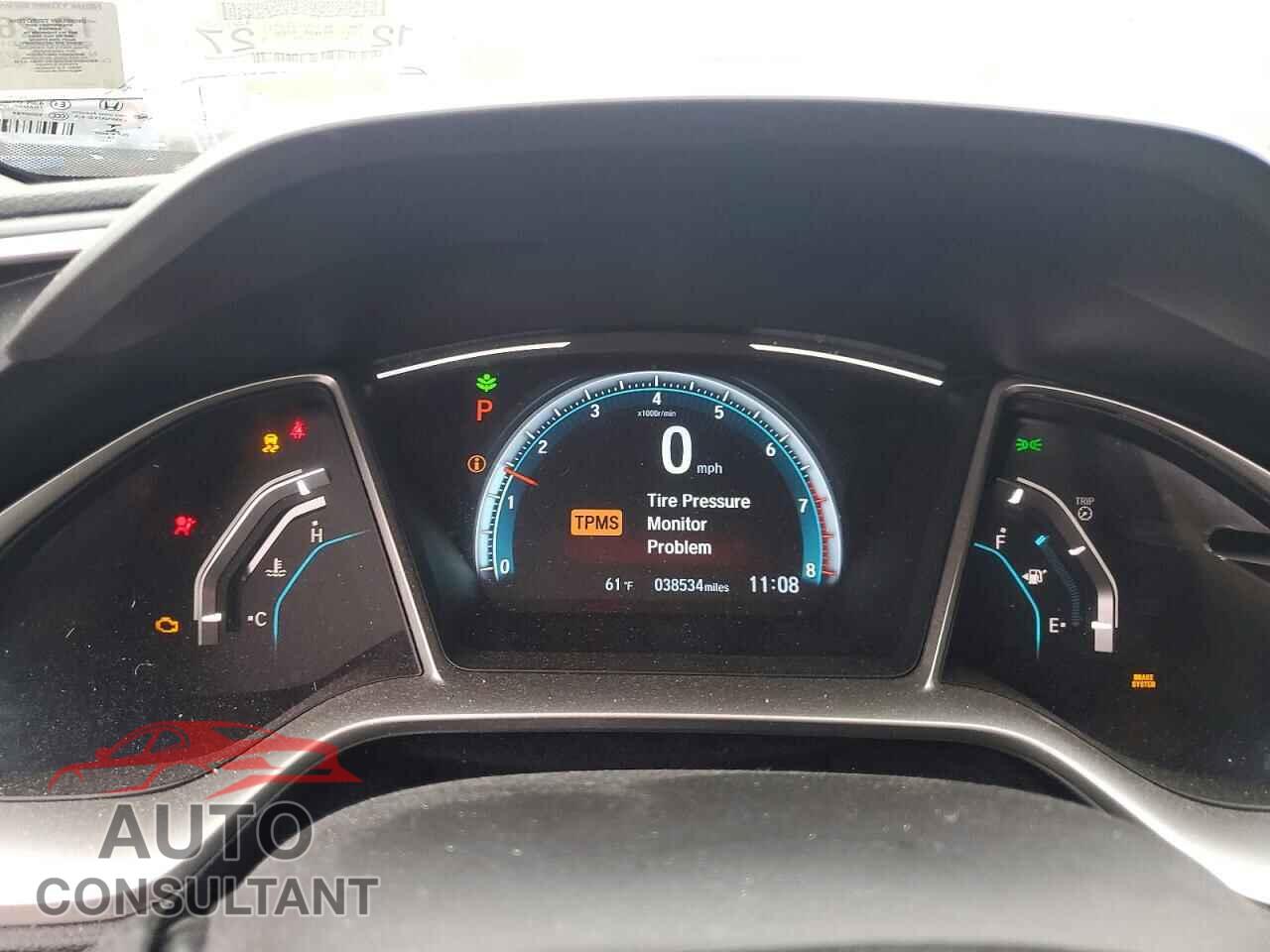 HONDA CIVIC 2017 - 19XFC2F78HE218711