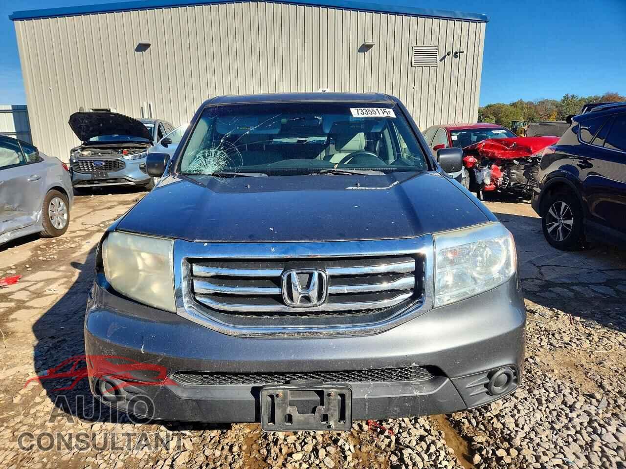 HONDA PILOT 2012 - 5FNYF4H21CB086035