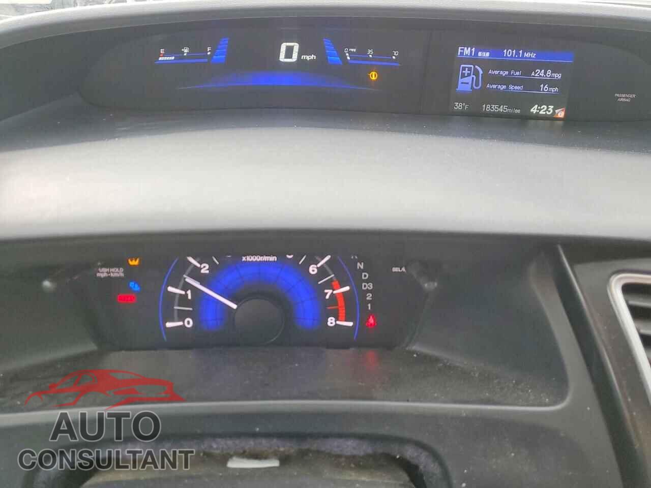 HONDA CIVIC 2013 - 19XFB2F54DE075266
