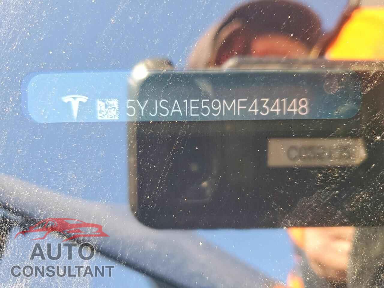 TESLA MODEL S 2021 - 5YJSA1E59MF434148