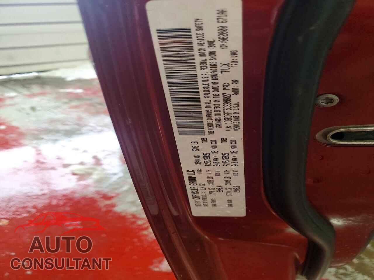 DODGE RAM 1500 2012 - 1C6RD7FT5CS308027