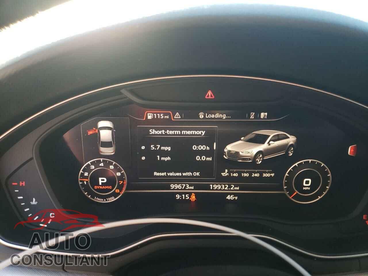 AUDI A4 2018 - WAUDNAF43JA206117