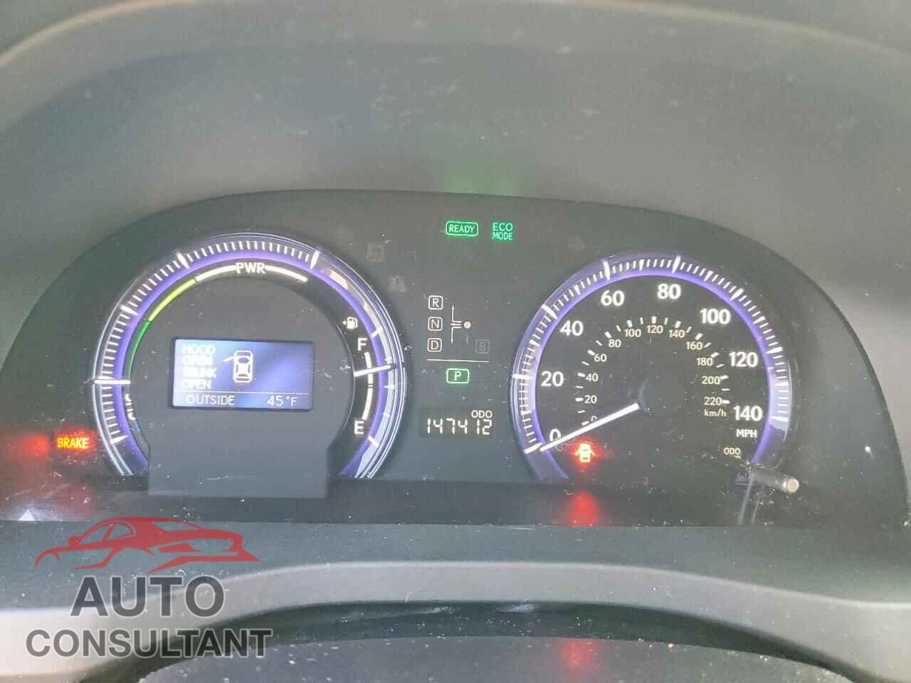 LEXUS HS 2010 - JTHBB1BA0A2003371