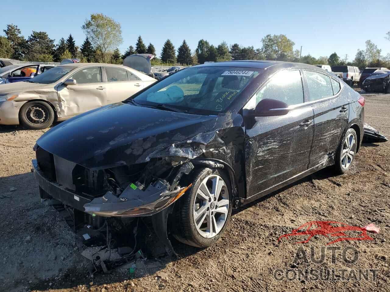 HYUNDAI ELANTRA 2018 - KMHD84LF6JU570897