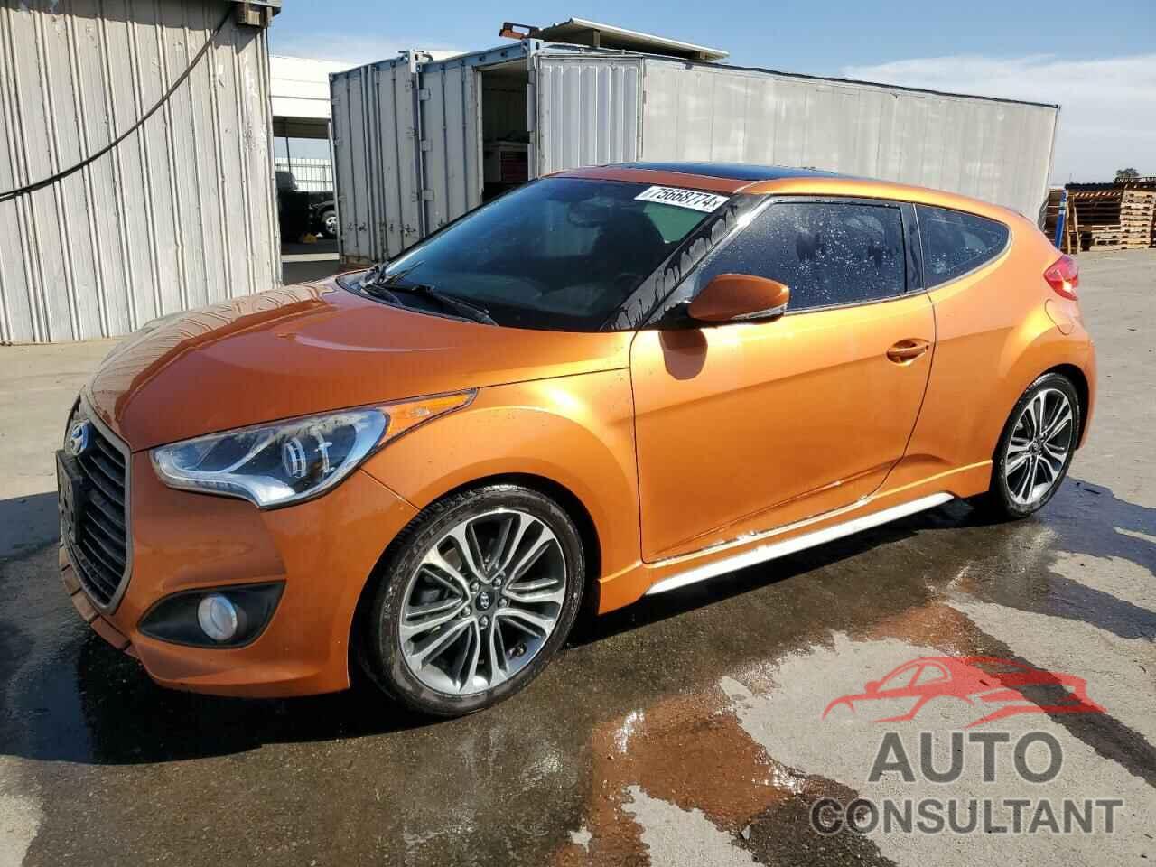 HYUNDAI VELOSTER 2016 - KMHTC6AE6GU288283