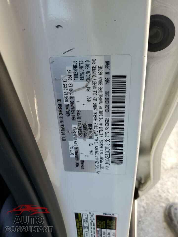 MAZDA 5 2012 - JM1CW2BL1C0113166
