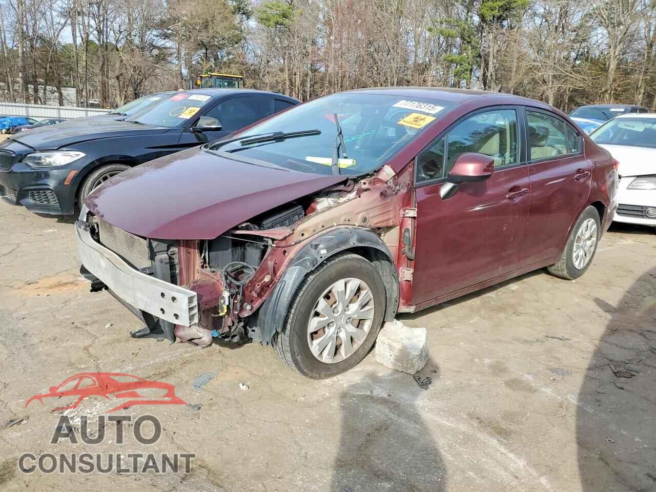 HONDA CIVIC 2012 - 2HGFB2F53CH534033