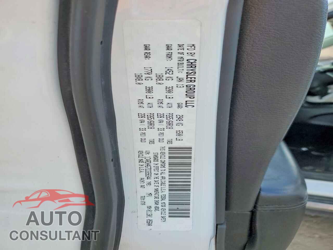 DODGE DURANGO 2013 - 1C4RDHAG7DC658344