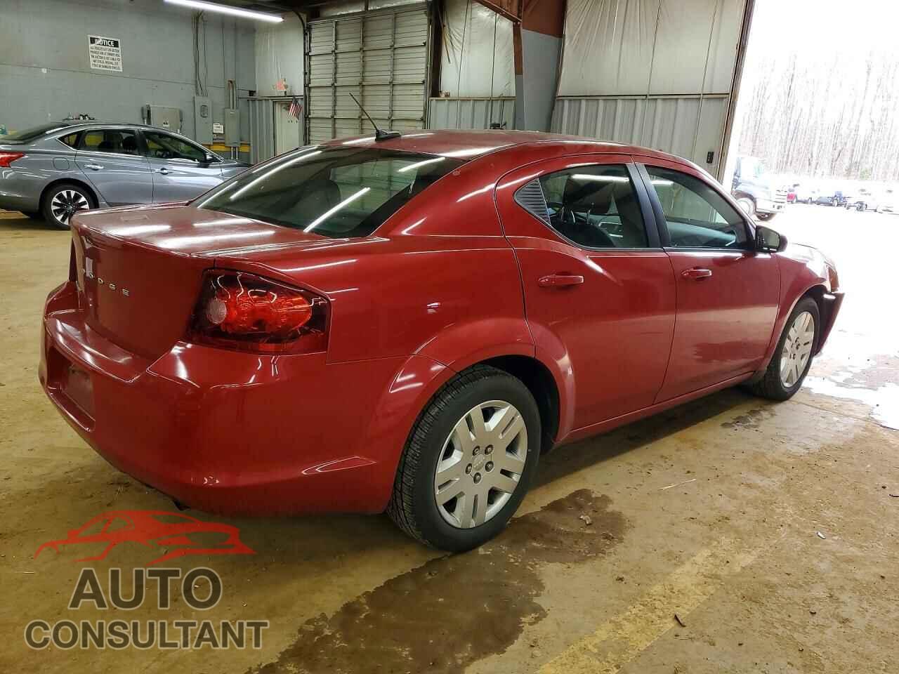 DODGE AVENGER 2012 - 1C3CDZAB7CN220186