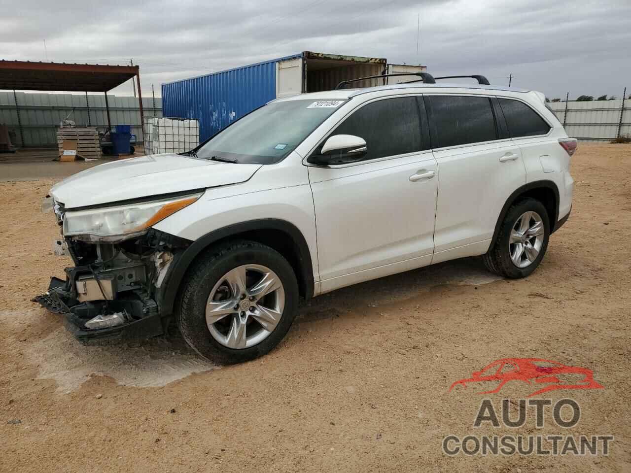 TOYOTA HIGHLANDER 2015 - 5TDYKRFH0FS115251