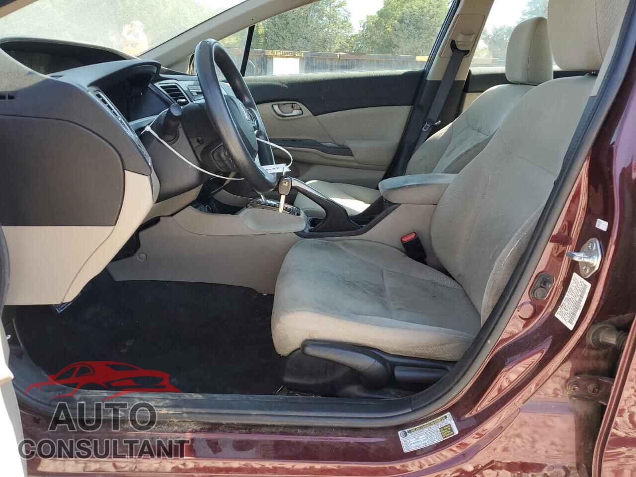 HONDA CIVIC 2013 - 19XFB2F52DE039561