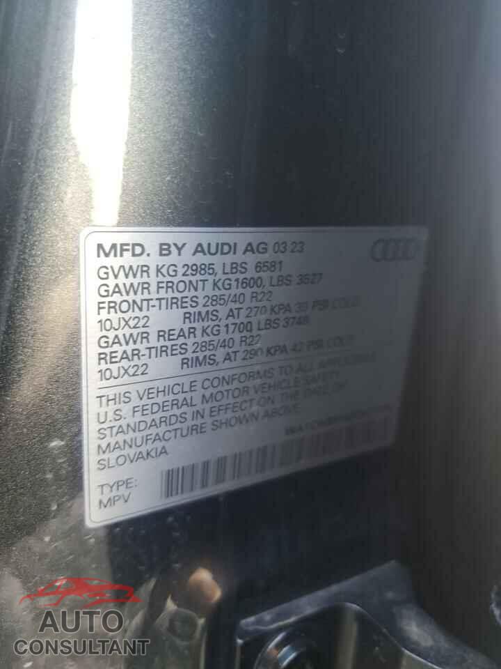 AUDI SQ8 2023 - WA1CWBF16PD027305