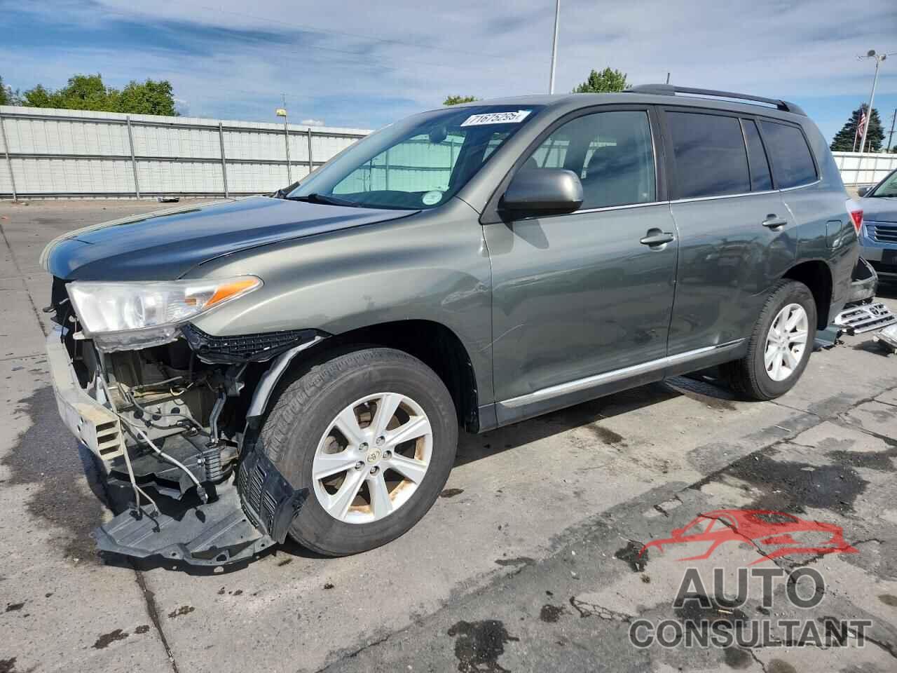 TOYOTA HIGHLANDER 2012 - 5TDBK3EH5CS139741