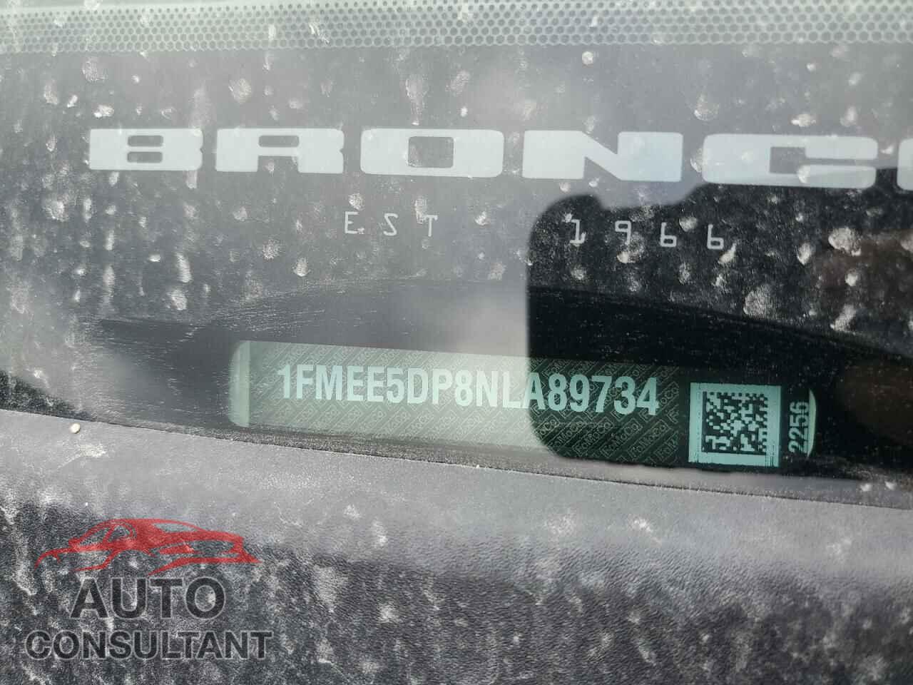FORD BRONCO 2022 - 1FMEE5DP8NLA89734