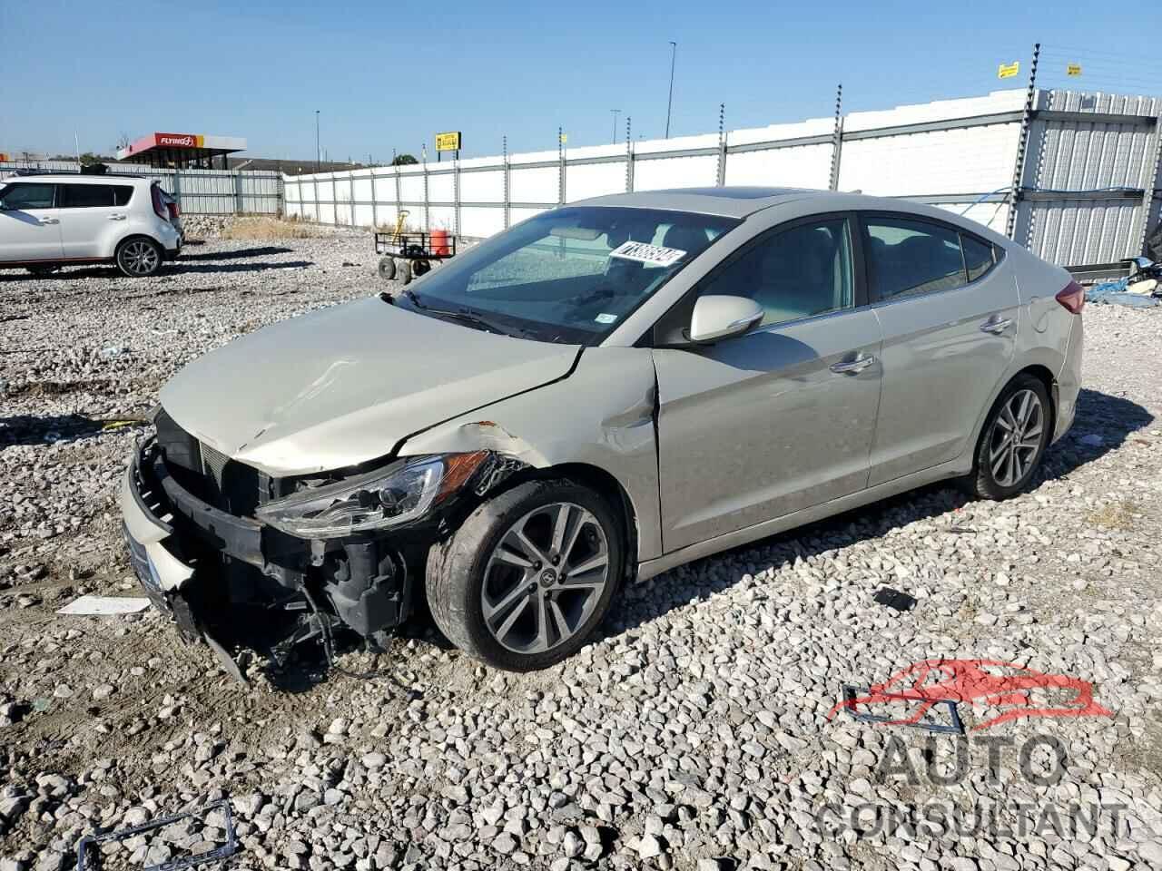 HYUNDAI ELANTRA 2017 - KMHD84LF1HU061875
