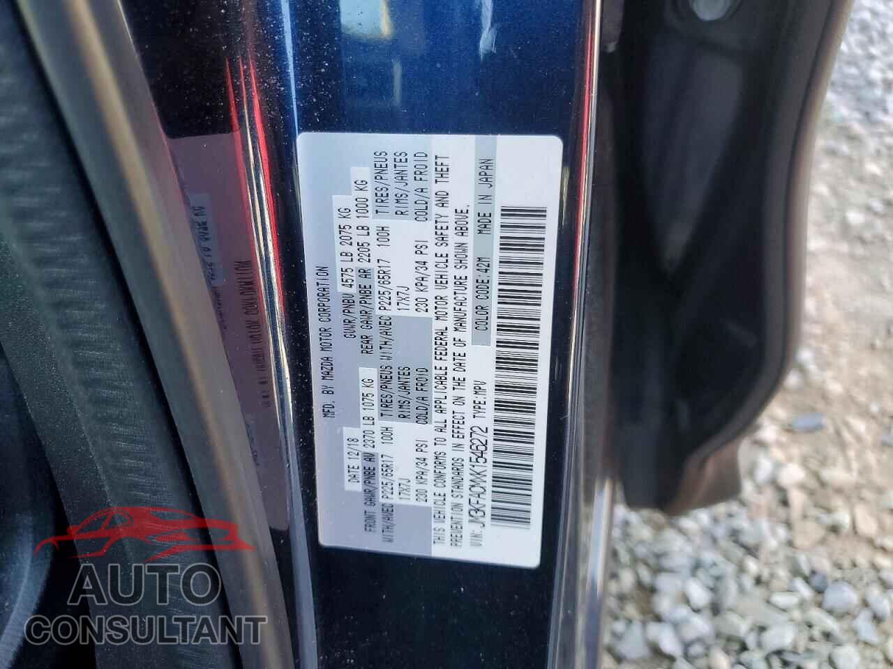MAZDA CX-5 2019 - JM3KFACMXK1546272