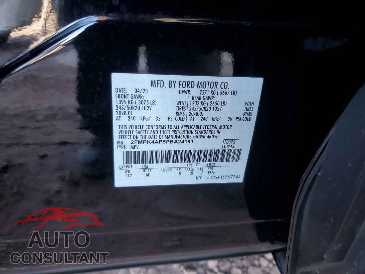 FORD EDGE 2023 - 2FMPK4AP5PBA24181
