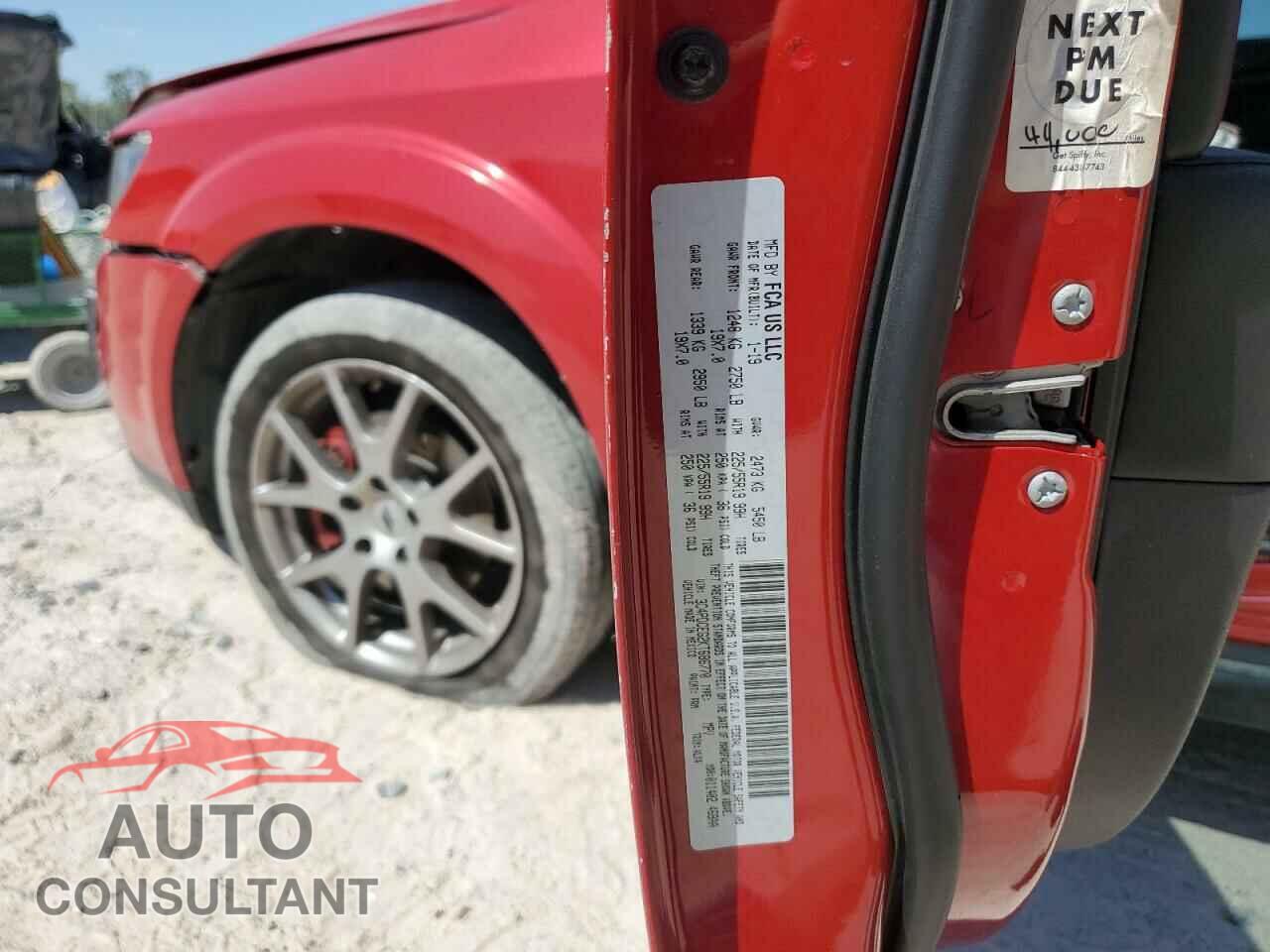 DODGE JOURNEY 2019 - 3C4PDCEG2KT686770