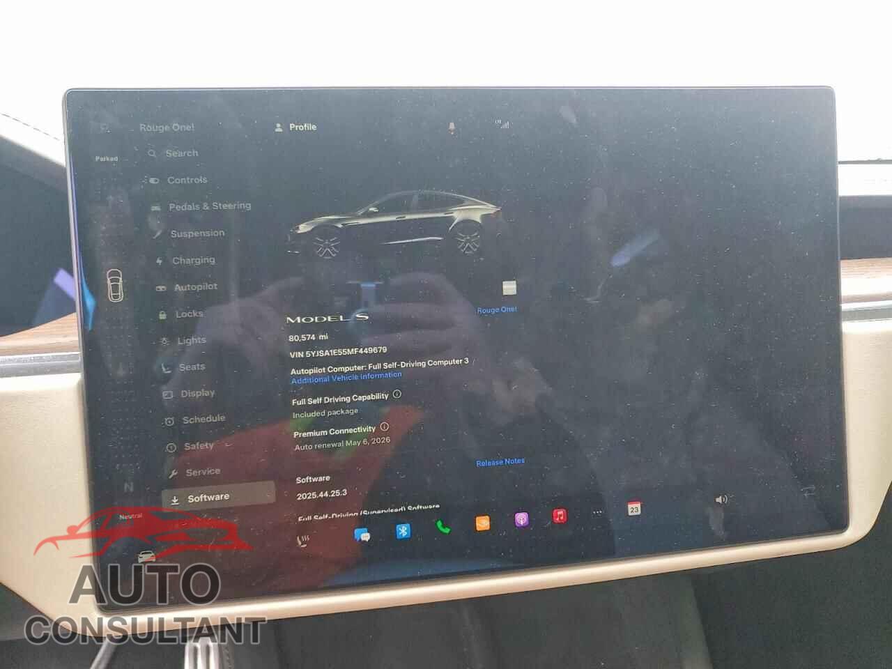 TESLA MODEL S 2021 - 5YJSA1E55MF449679