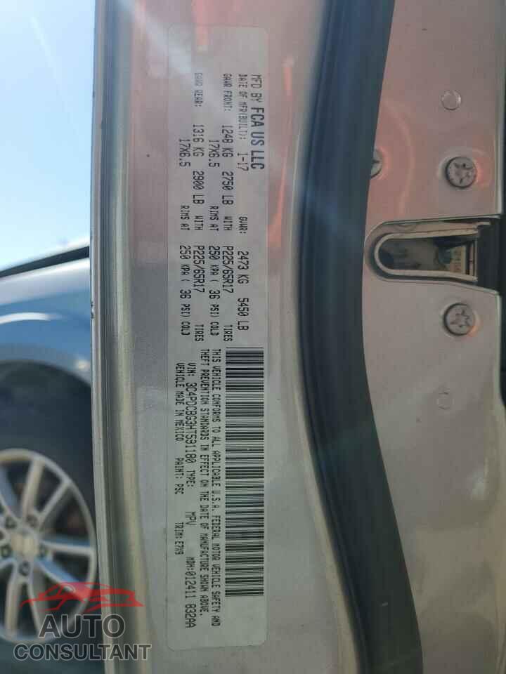 DODGE JOURNEY 2017 - 3C4PDCBG3HT591180