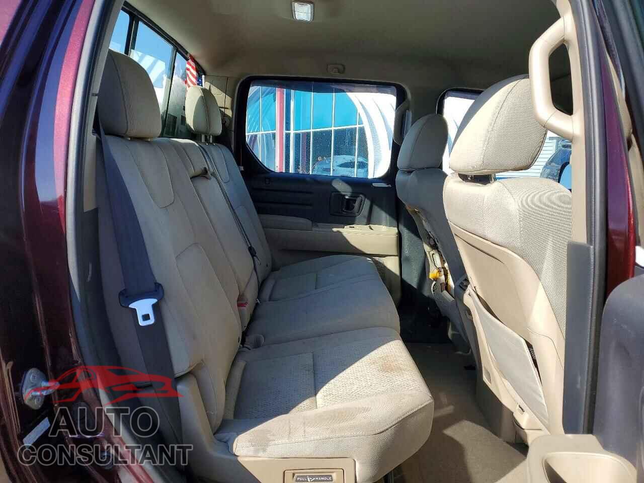HONDA RIDGELINE 2011 - 5FPYK1F22BB003568