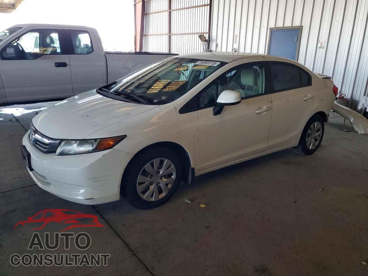 HONDA CIVIC 2012 - 19XFB2F59CE370717