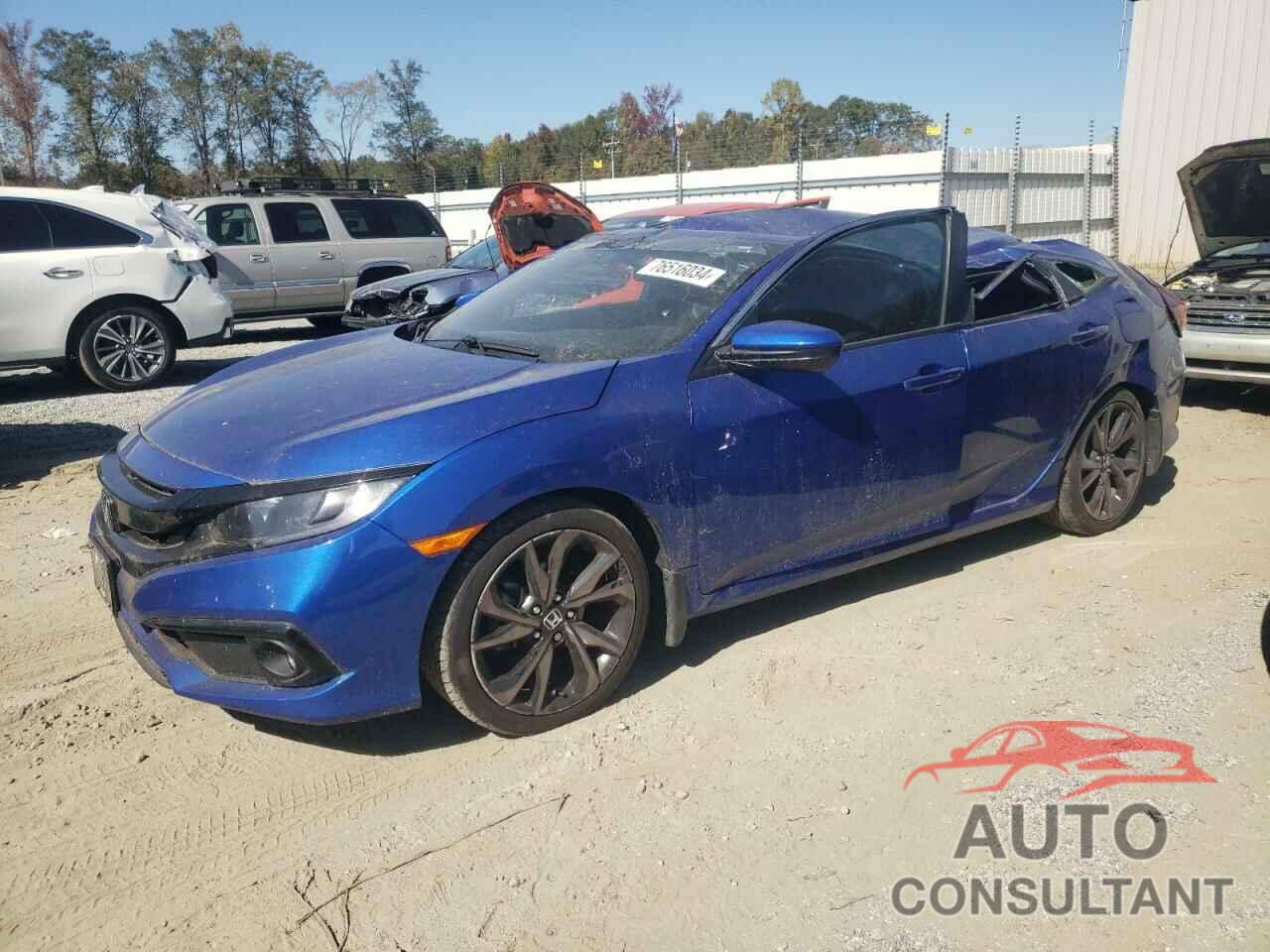 HONDA CIVIC 2019 - 2HGFC2F86KH566545