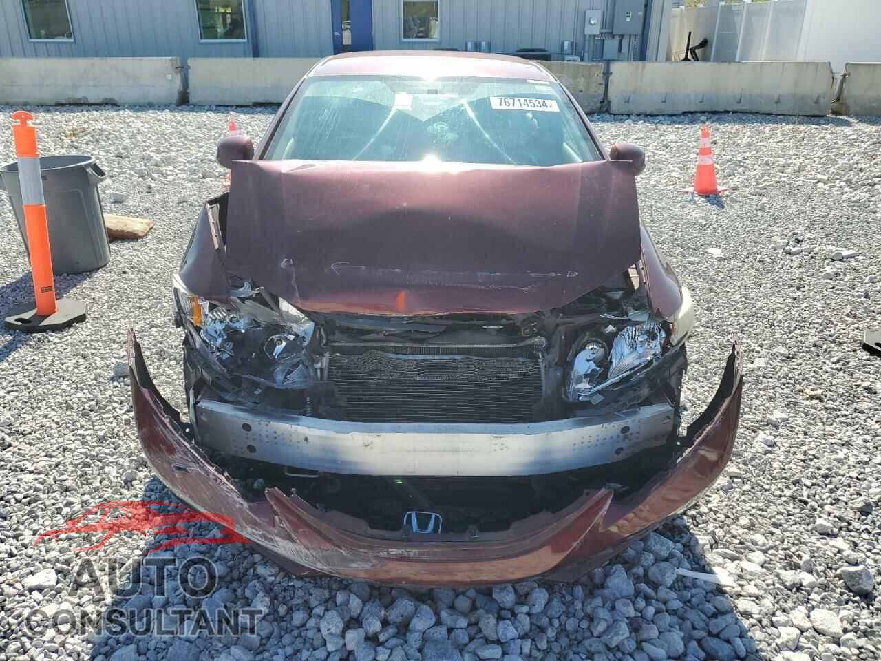 HONDA CIVIC 2013 - 19XFB2F52DE290497