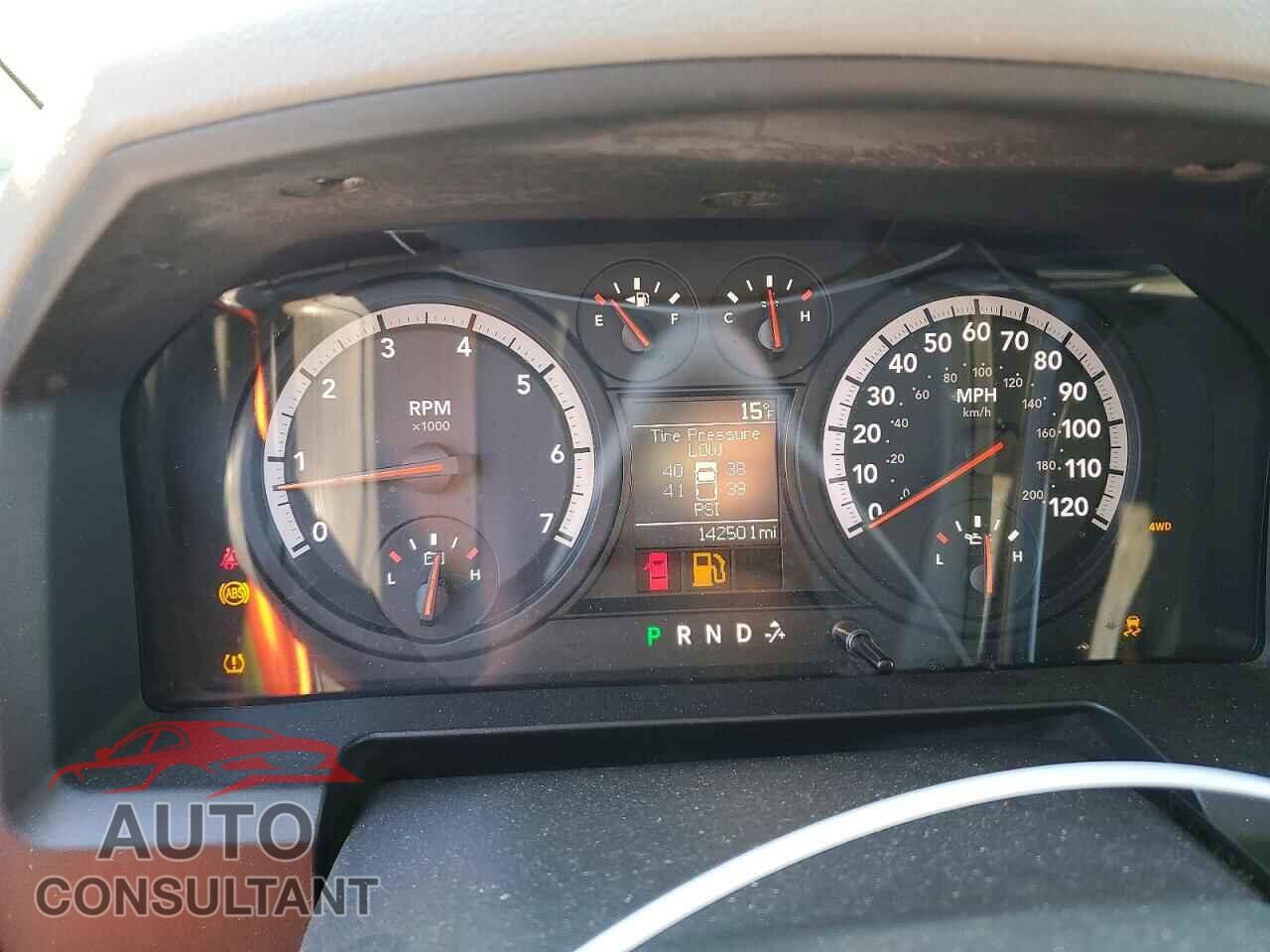 DODGE RAM 2500 2012 - 3C6TD5CT7CG301098