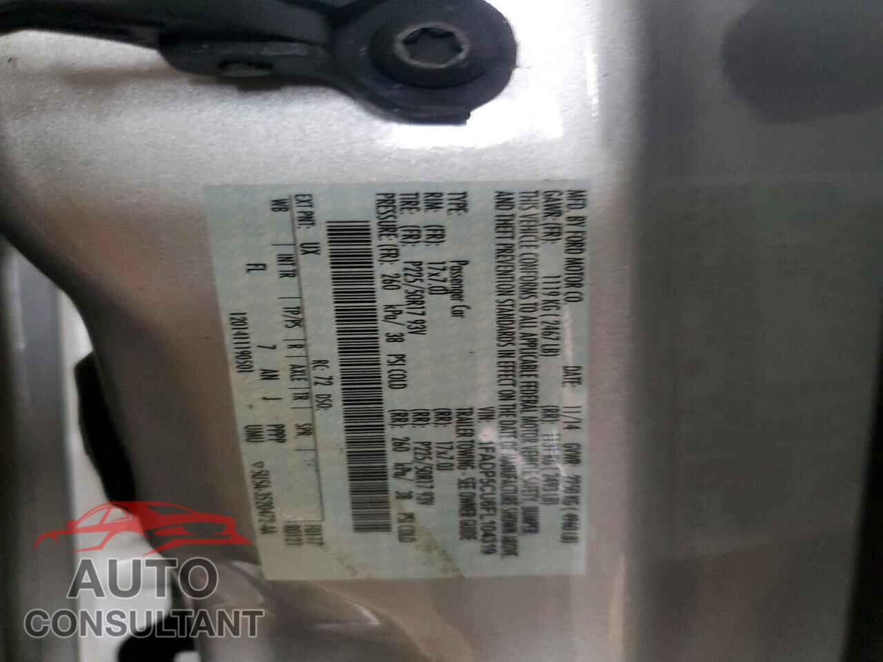 FORD CMAX 2015 - 1FADP5CU6FL104319